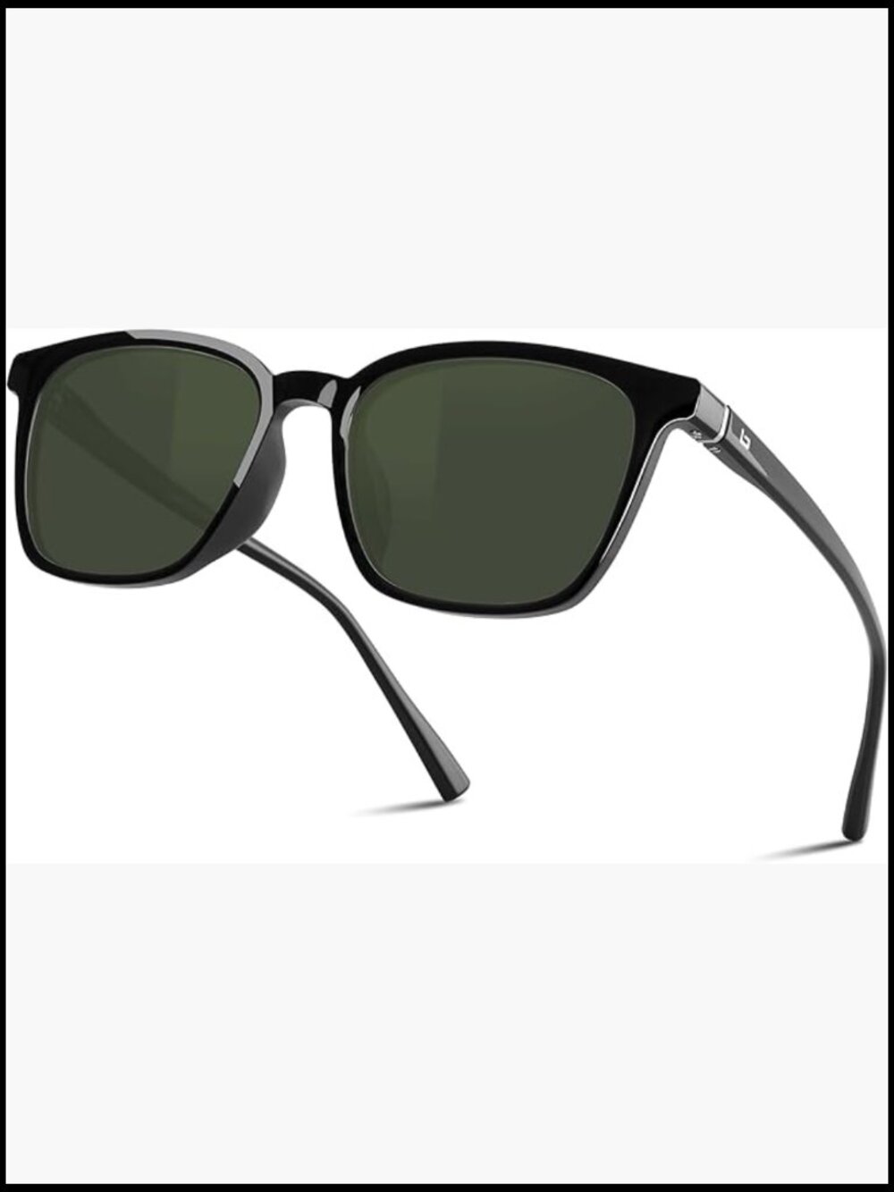 Scratch-Resistant Polarized Sunglasses with Corning Glass Lenses